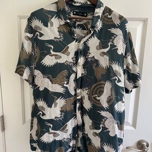 All Saints Button Up Short Sleeve